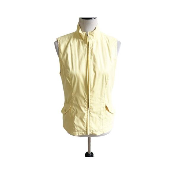 EP Pro Women’s Yellow Golf Vest Size Medium Polyester Nylon Outdoor - Picture 1 of 9